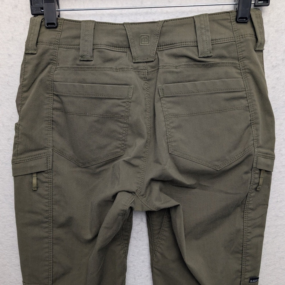 5.11 Tactical Cargo Pants Women 2 Regular Olive Green Utility 64446-186 - Picture 12 of 14